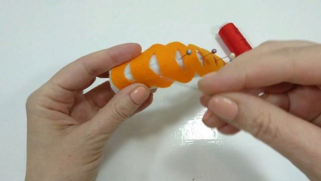 DIY. Креветка из фетра МАСТЕР КЛАСС. Еда из фетра своими руками . Как сшить ПОДЕЛКИ ИЗ ФЕТРА. смотреть онлайн