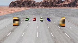 Какая машина доедет до финиша? Гонки на выживание в игре Beamng drive. Гоша и Чич.