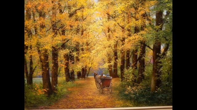 Осенние пейзажи художника Анатолия Соломянного смотреть онлайн