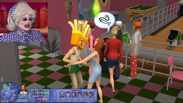 Trying to go on as many dates as possible in The Sims 2 смотреть онлайн