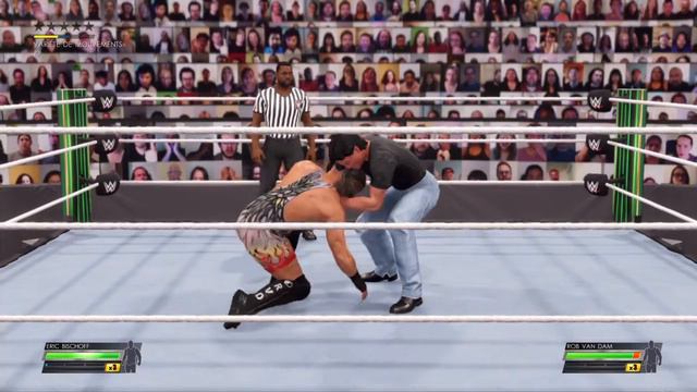 Eric Bischoff Vs Rob Van Dam WWE 2K22 смотреть онлайн
