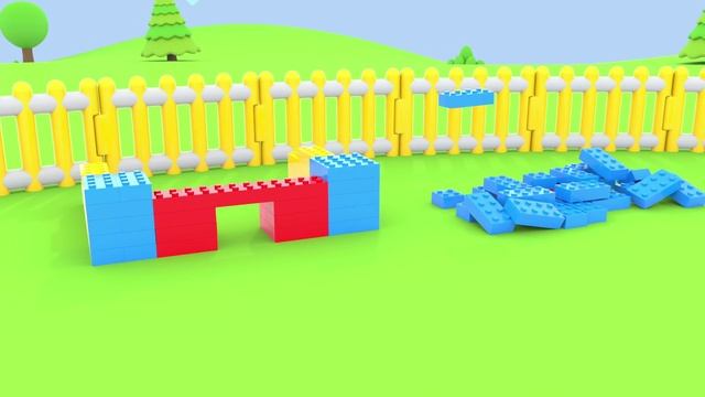 Learn Numbers while Pinky and Panda Playing with Color Blocks смотреть онлайн