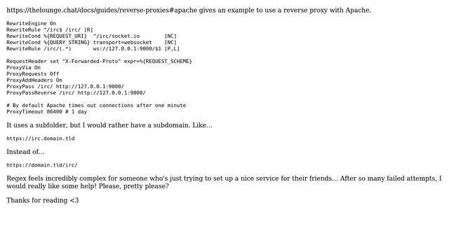 DevOps & SysAdmins: Subdomain instead of a Subfolder with Apache Reverse Proxy? смотреть онлайн