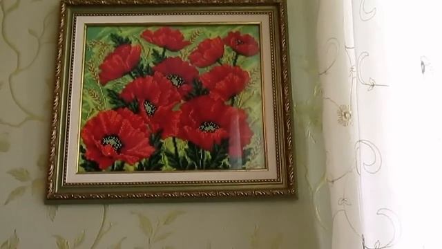 230 Мои вышитые картины в интерьере смотреть онлайн
