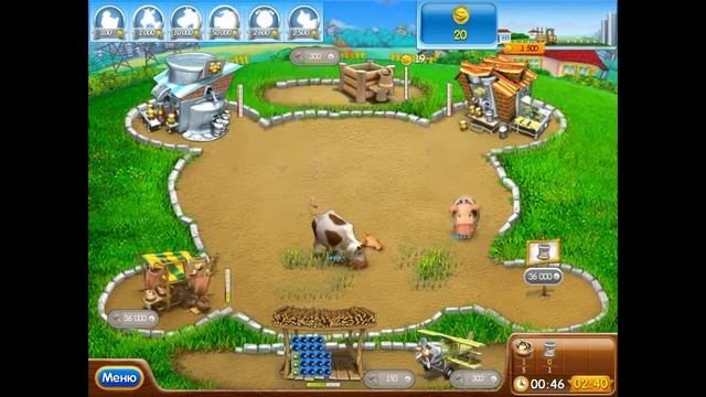 Веселая ферма. Печем пиццу , 47 уровень (Трюфельная 1) смотреть онлайн