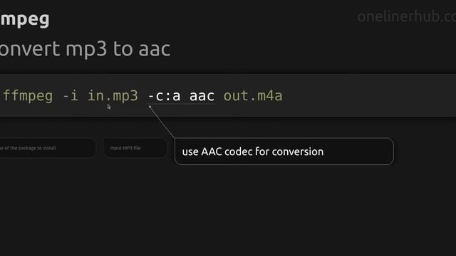 Convert mp3 to aac #ffmpeg смотреть онлайн