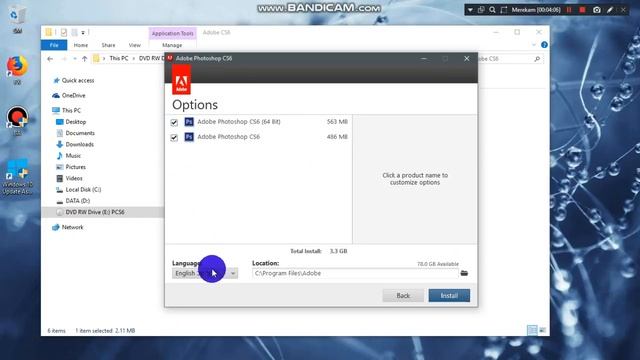 Cara Instal Photoshop cs 6 menggunakan cd ~ bahasa indonseia смотреть онлайн