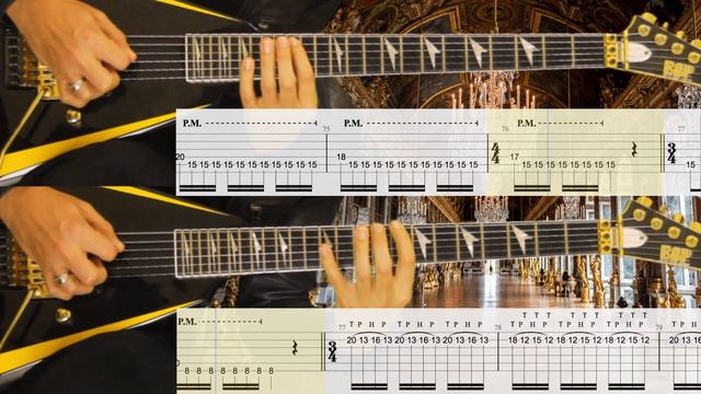 VIVALDI SUMMER Alexi Laiho Roope Latvala Guitar TAB | Cover | Lesson | Tutorial