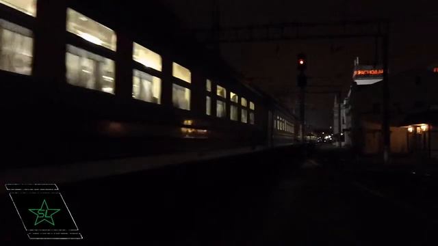 "Коктейль" из разных вагонов ЭД9МК. смотреть онлайн