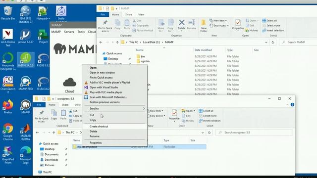 Installing MAMP and Wordpress on a PC смотреть онлайн