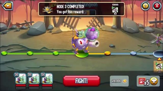 ☻ Monster Legends - Rabooka level 130 vs super tomato combat review смотреть онлайн