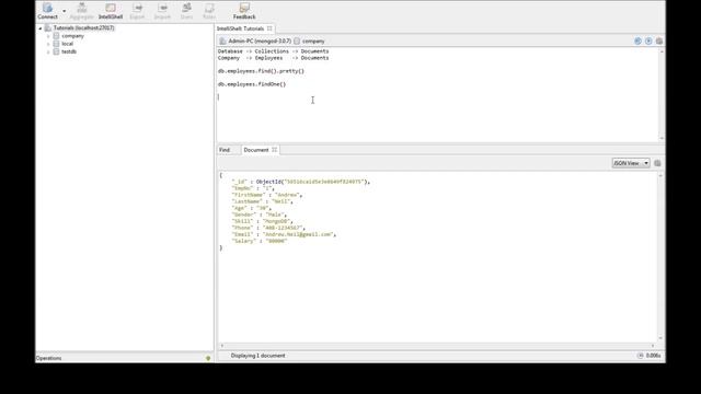 MongoDB Tutorial for Beginners - 6 - Query Documents смотреть онлайн