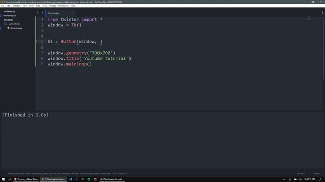 How to make python GUI | Tkinter | The basics смотреть онлайн