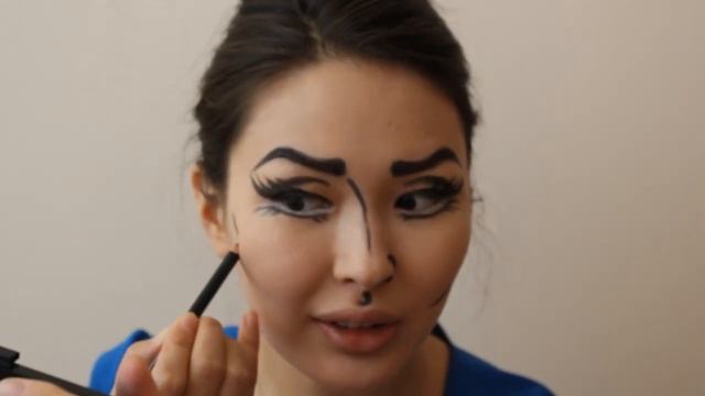 Макияж на Halloween в стиле POP ART. Неожиданный образ от Дианы Абдрахман смотреть онлайн