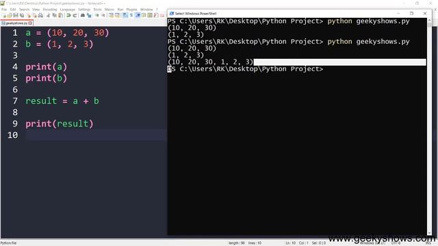 Tuple Concatenation in Python (Hindi) смотреть онлайн