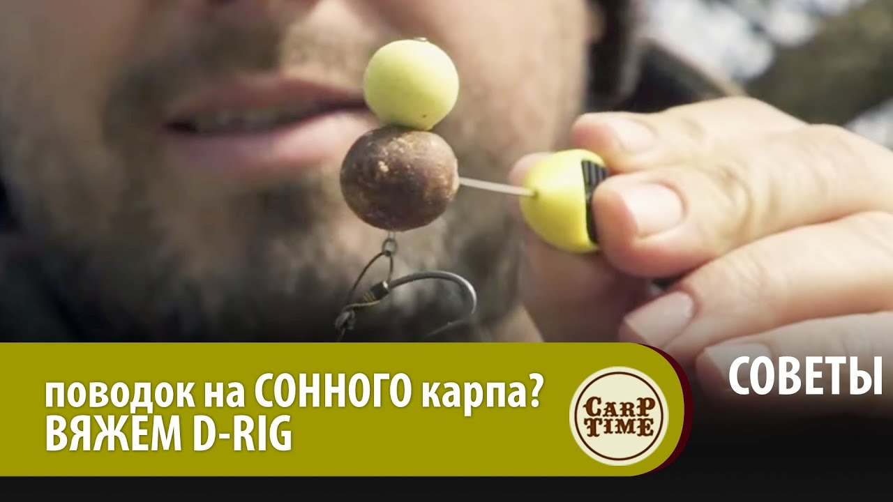 Карповый ПОВОДОК для ловли СОННОГО карпа? Вяжем D-RIG вместе! СОВЕТЫ смотреть онлайн
