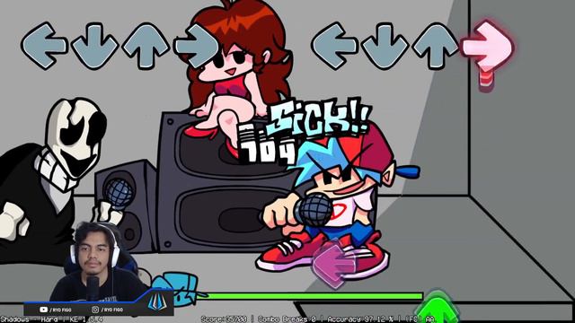 MELAWAN GASTER DARI UNDERTALE!- Friday Night Funkin Indonesia Vs Gaster Mod смотреть онлайн