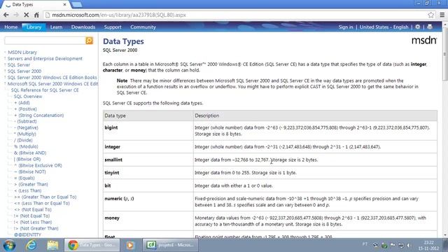 021 SQL Server CE data Type Tipos de valores parte 1 смотреть онлайн