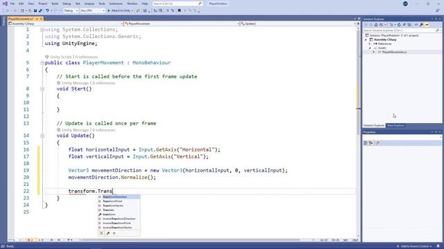 Rotating a Character in the Direction of Movement (Unity Tutorial) смотреть онлайн