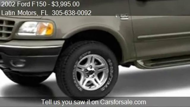 2002 Ford F150 - for sale in Miami, FL 33142 смотреть онлайн