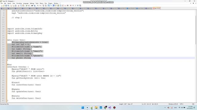 Room Database with Kotlin part 01 смотреть онлайн