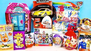СЮРПРИЗ MIX! FNAF 5 ночей с Фредди, Фиксики, Леди Баг, Три кота, Машинки Unboxing Kinder Surprise