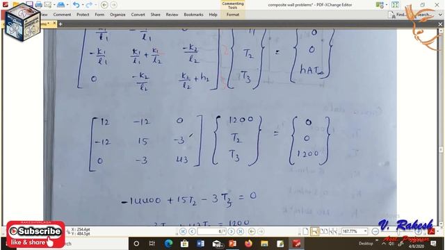 Heat transfer analysis for composite wall, finite element methods (fem) смотреть онлайн