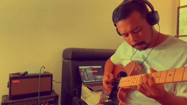 Little Wing (Jimi Hendrix cover) played using Fender Telecaster American Performer and Spark Amp смотреть онлайн