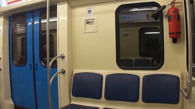 Moskow Metro Stahon park Pobedy Поезд 81 760 761 Перегон Парк победы - Хорошевская смотреть онлайн