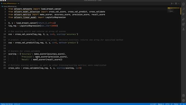 Sci-Kit Learn Differences: Cross Validation смотреть онлайн