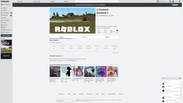 We Got Nomgame Taken Off Roblox Again