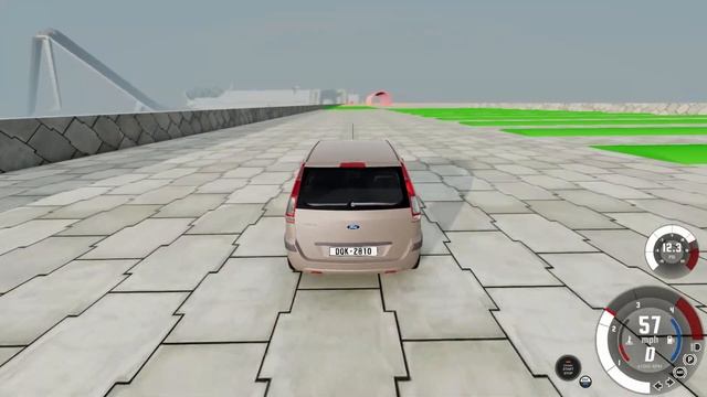 Top 15 Ford ramp crashes BeamNG Drive смотреть онлайн
