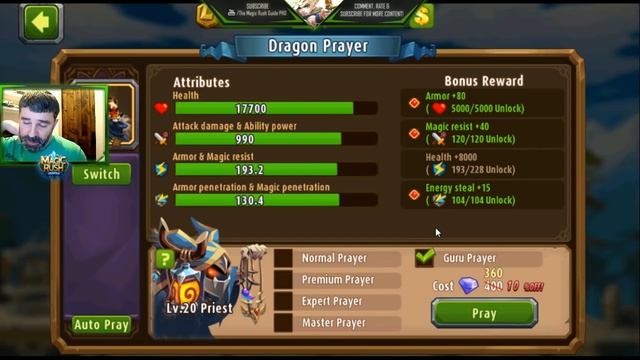 Magic Rush - Slash Prayers 0 Dots to 4 Dots (36k gems) смотреть онлайн