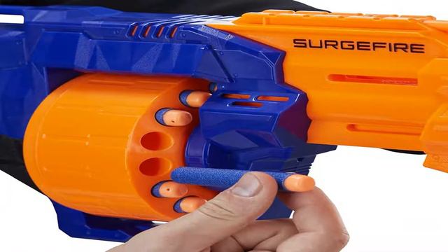 Видео обзор Бластер Nerf Элит Сёрджфайр смотреть онлайн
