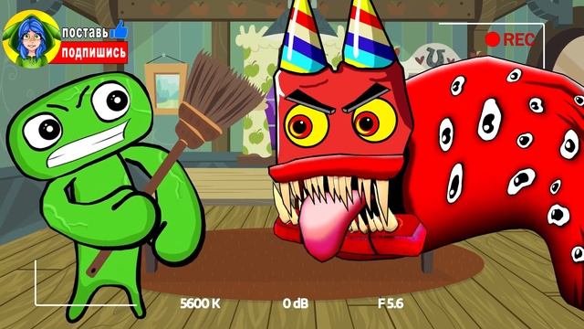 БАН БАН ПОЖИРАТЕЛЬ ПРОТИВ ВСЕХ МОНСТРОВ САДА БАН БАН ► ПЕСНЯ train eater Анимация смотреть онлайн