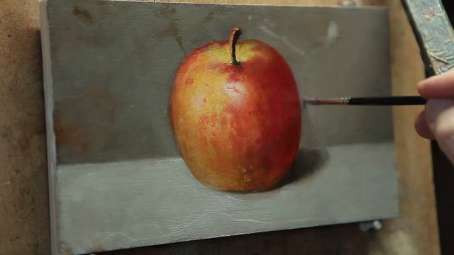 Последовательное нанесение красочных слоёв в масляной живописи на дереве. Часть 7. Завершение. смотреть онлайн