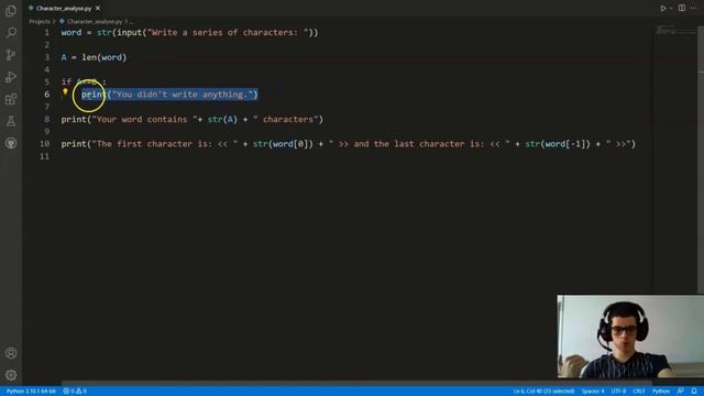 How to analyse a word in python смотреть онлайн