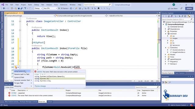 ASP.NET Core - Crop And Resize Image | SixLabors ImageSharp