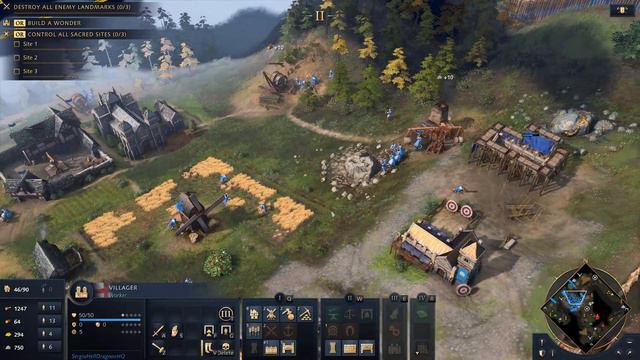 Age of Empires 4 - 1v1 Multiplayer Gameplay смотреть онлайн