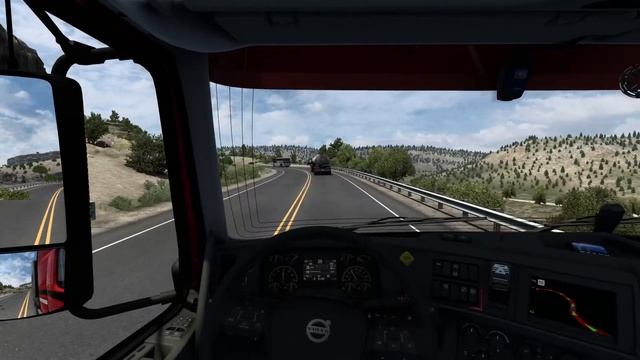 American Truck Simulator - Volvo VNL delivering fruit from Salina (UT) to Page (AZ) смотреть онлайн