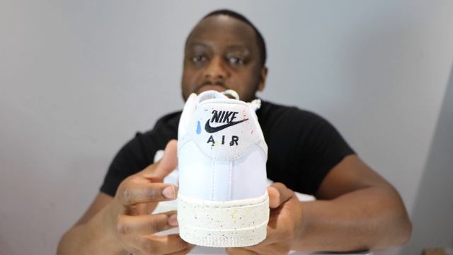 Nike Air Force 1 LV8 White Splatter On Feet Sneaker Review - QuickSchopes 182 - Schopes CZ0339 100 смотреть онлайн