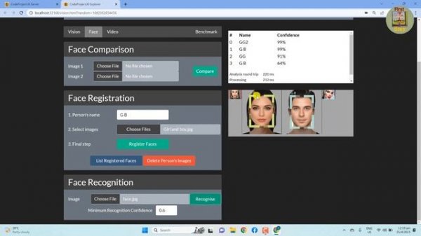 How to use the CodeProject AI sever with Node red