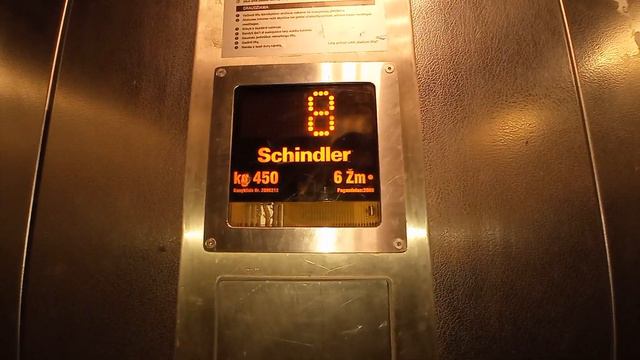 Электрический лифт (Schindler-2009 г. в.) V=1 м/с грузоподъёмность 450 кг. (387) смотреть онлайн