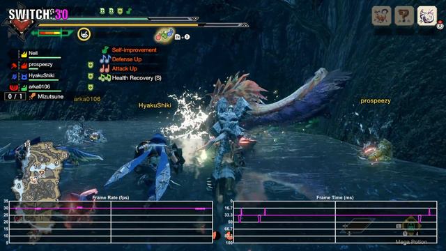 Monster Hunter Rise Switch Frame Rate Test (Demo) смотреть онлайн