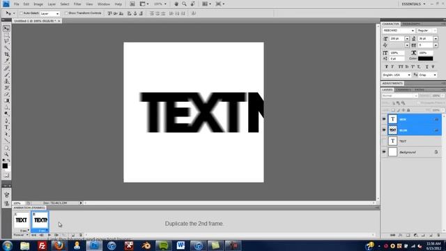 Photoshop Tutorial: Sliding Text GIF смотреть онлайн