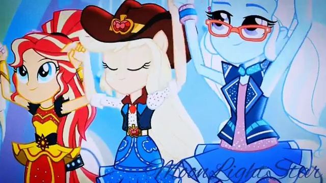 PMV - Прыгай { Девочки из Эквестрии, Рейнбумс и Даззлингс }