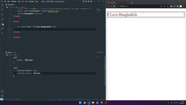 CSS3 TUTORIAL : 06 (OUTLINES) | FULL STACK WEB DEVELOPMENT COURSE | BANGLA TUTORIAL смотреть онлайн