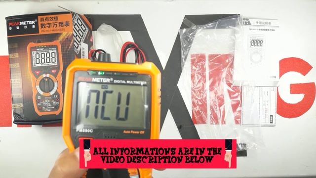 Unboxing and Review !!! PEAKMETER PM890C Digital True RMS 6000 Counts Multimeter смотреть онлайн