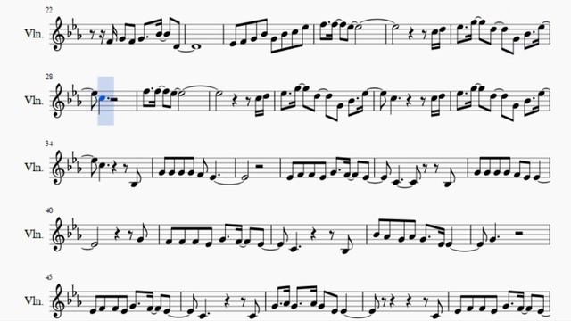 Violin Sheet Music: How To Play Symphony By Clean Bandit Ft Zara Larsson