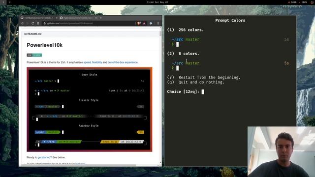 Customize Your Terminal with ZSH and POWERLEVEL10K! смотреть онлайн